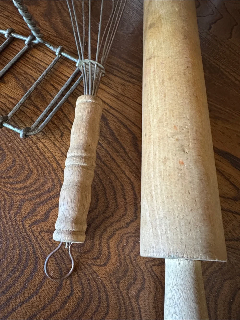 Rustic Primitife Farmhouse Wooden Kitchen hand tools for use or display